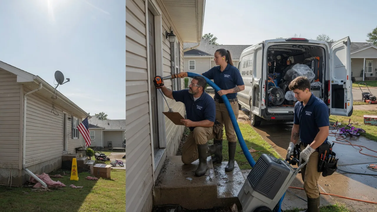 Ceiling Water Damage Restoration in North Manchester, IN near me